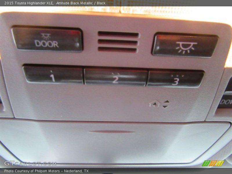 Attitude Black Metallic / Black 2015 Toyota Highlander XLE