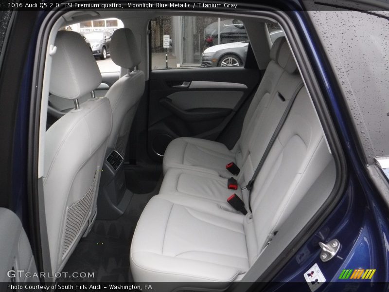 Moonlight Blue Metallic / Titanium Gray 2016 Audi Q5 2.0 TFSI Premium quattro