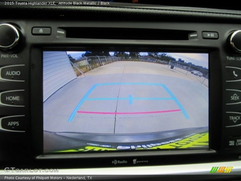 Attitude Black Metallic / Black 2015 Toyota Highlander XLE