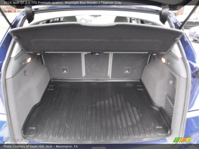 Moonlight Blue Metallic / Titanium Gray 2016 Audi Q5 2.0 TFSI Premium quattro