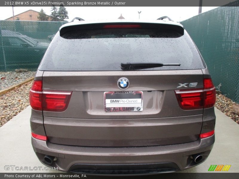 Sparkling Bronze Metallic / Oyster 2012 BMW X5 xDrive35i Premium