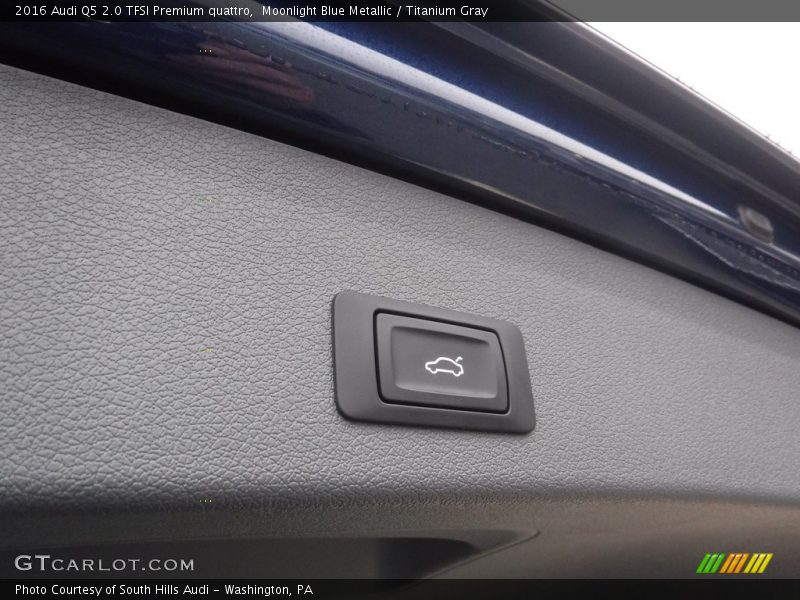 Moonlight Blue Metallic / Titanium Gray 2016 Audi Q5 2.0 TFSI Premium quattro