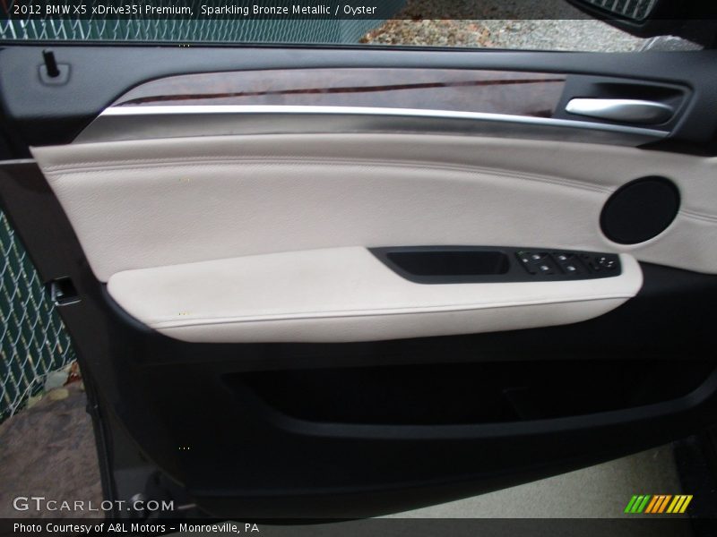 Sparkling Bronze Metallic / Oyster 2012 BMW X5 xDrive35i Premium