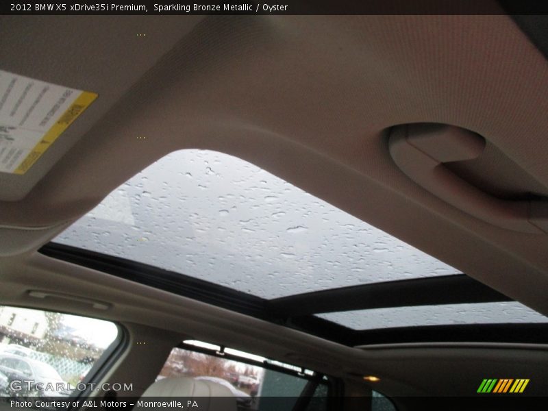 Sparkling Bronze Metallic / Oyster 2012 BMW X5 xDrive35i Premium
