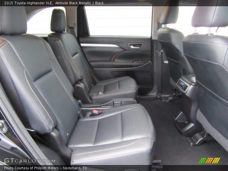 Attitude Black Metallic / Black 2015 Toyota Highlander XLE