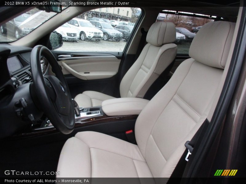 Sparkling Bronze Metallic / Oyster 2012 BMW X5 xDrive35i Premium