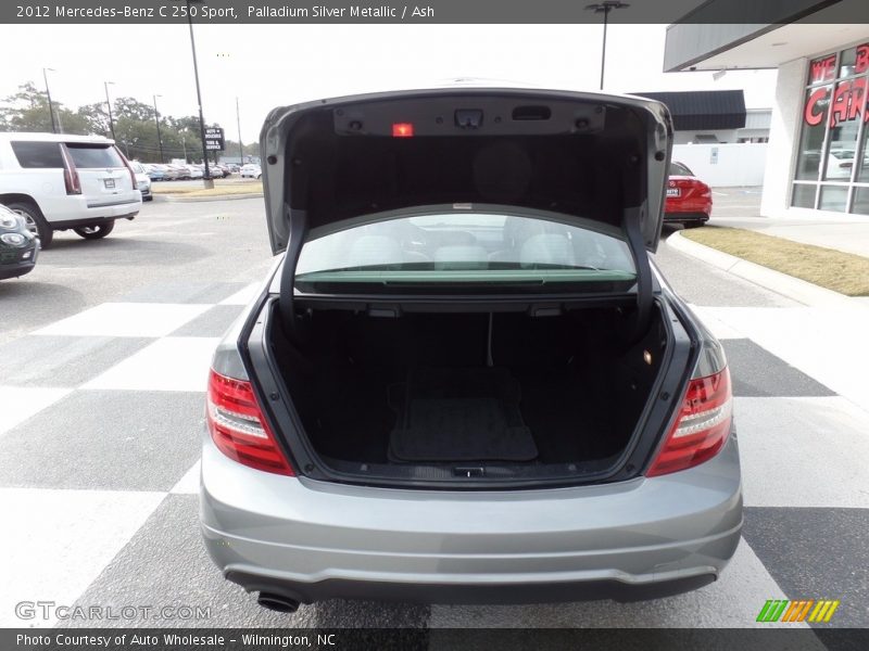 Palladium Silver Metallic / Ash 2012 Mercedes-Benz C 250 Sport