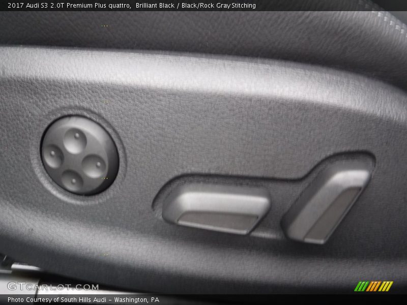 Brilliant Black / Black/Rock Gray Stitching 2017 Audi S3 2.0T Premium Plus quattro