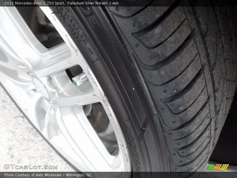 Palladium Silver Metallic / Ash 2012 Mercedes-Benz C 250 Sport