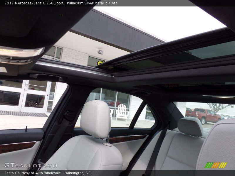 Palladium Silver Metallic / Ash 2012 Mercedes-Benz C 250 Sport