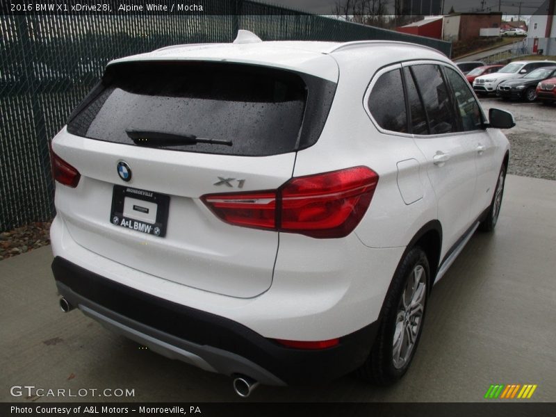 Alpine White / Mocha 2016 BMW X1 xDrive28i