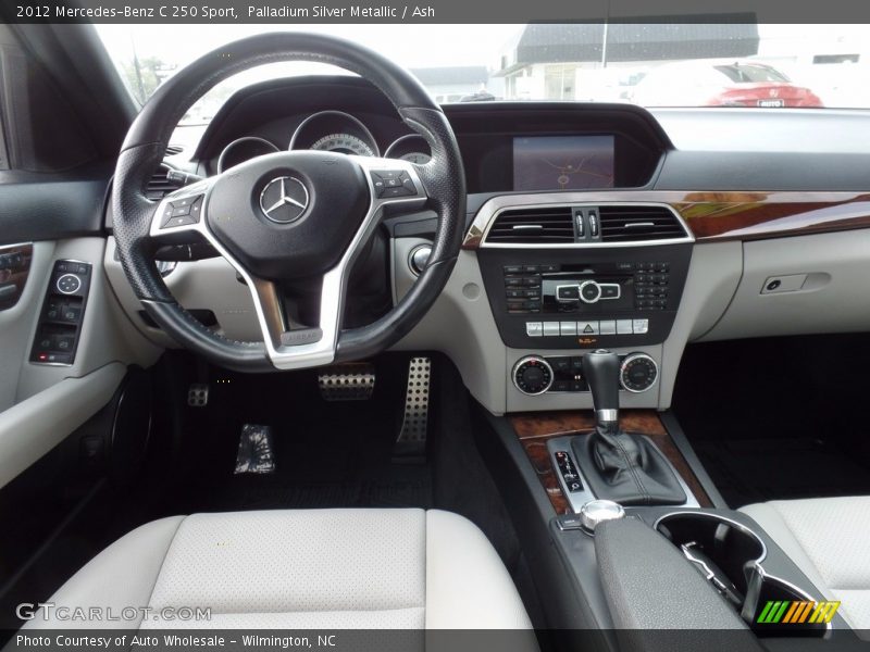 Palladium Silver Metallic / Ash 2012 Mercedes-Benz C 250 Sport