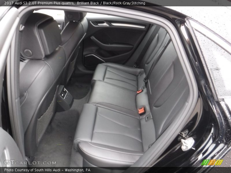 Brilliant Black / Black/Rock Gray Stitching 2017 Audi S3 2.0T Premium Plus quattro