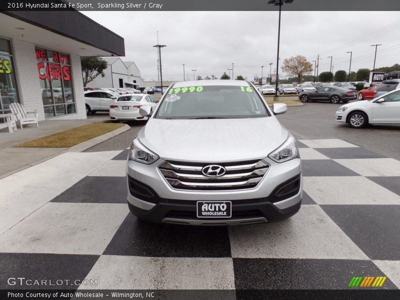 Sparkling Silver / Gray 2016 Hyundai Santa Fe Sport