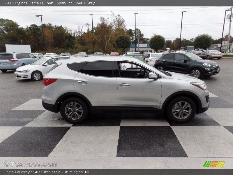 Sparkling Silver / Gray 2016 Hyundai Santa Fe Sport