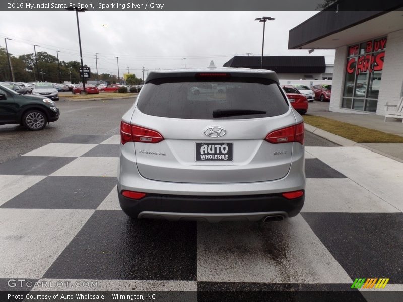 Sparkling Silver / Gray 2016 Hyundai Santa Fe Sport