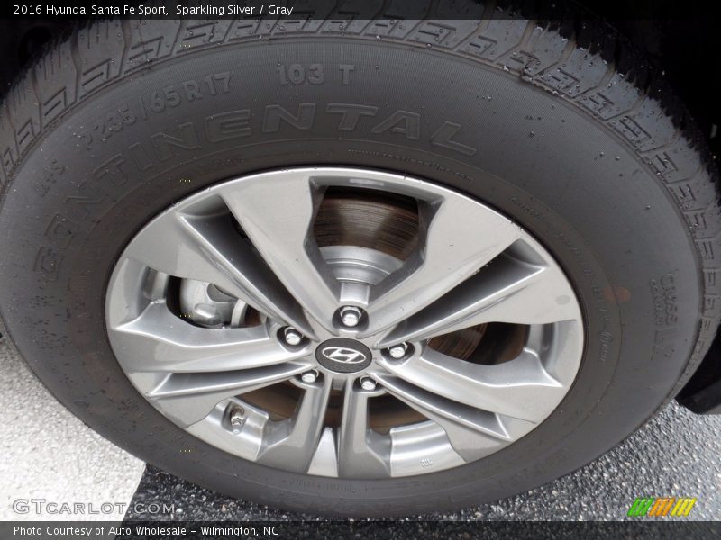 Sparkling Silver / Gray 2016 Hyundai Santa Fe Sport
