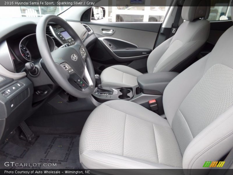 Sparkling Silver / Gray 2016 Hyundai Santa Fe Sport