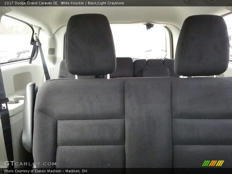 White Knuckle / Black/Light Graystone 2017 Dodge Grand Caravan SE