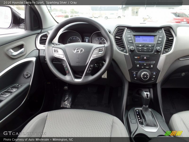 Sparkling Silver / Gray 2016 Hyundai Santa Fe Sport