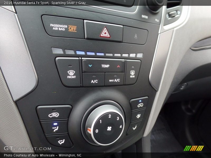 Sparkling Silver / Gray 2016 Hyundai Santa Fe Sport