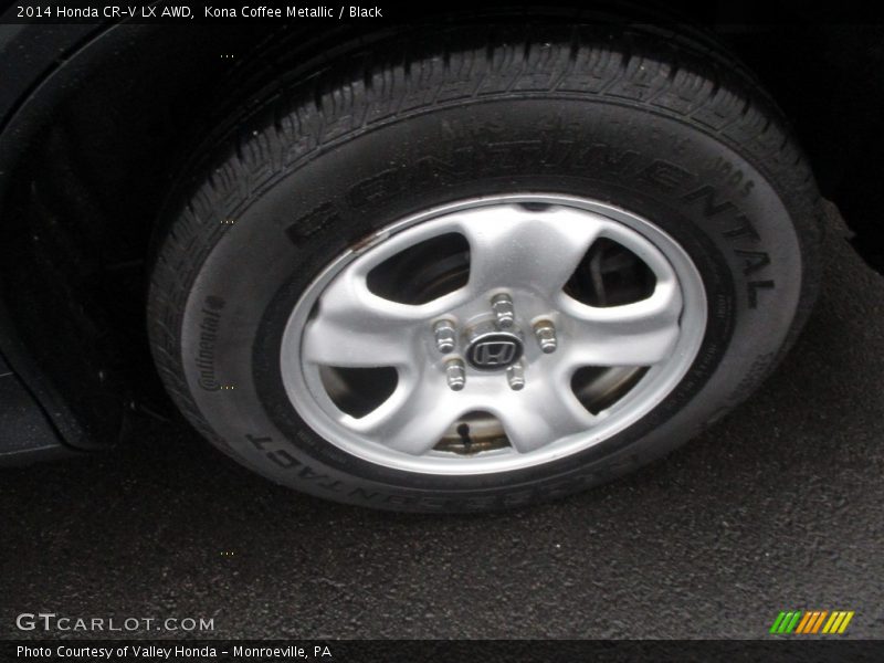 Kona Coffee Metallic / Black 2014 Honda CR-V LX AWD
