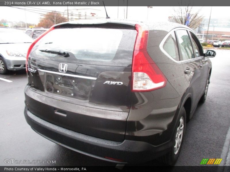 Kona Coffee Metallic / Black 2014 Honda CR-V LX AWD