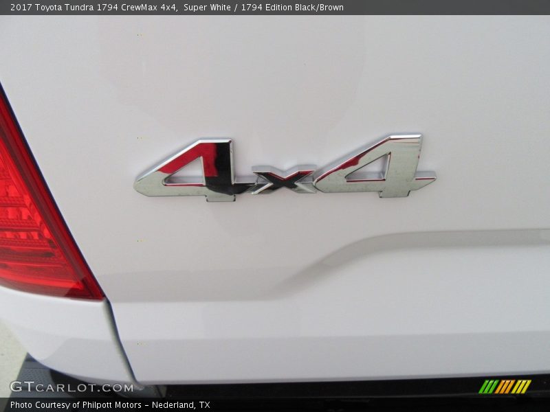 Super White / 1794 Edition Black/Brown 2017 Toyota Tundra 1794 CrewMax 4x4
