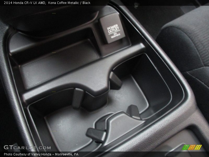 Kona Coffee Metallic / Black 2014 Honda CR-V LX AWD