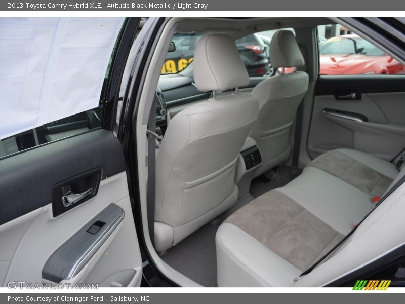 Attitude Black Metallic / Light Gray 2013 Toyota Camry Hybrid XLE