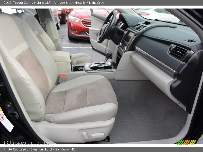 Attitude Black Metallic / Light Gray 2013 Toyota Camry Hybrid XLE