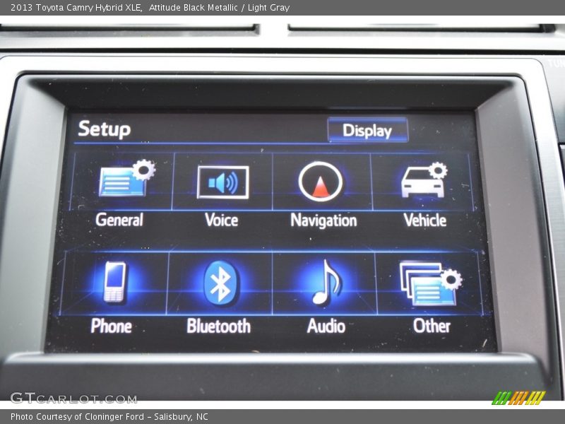 Attitude Black Metallic / Light Gray 2013 Toyota Camry Hybrid XLE