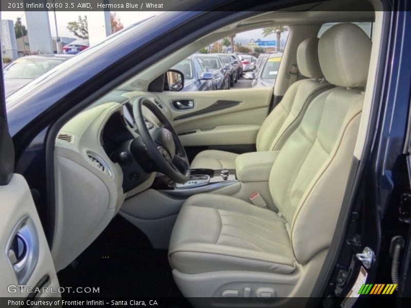 Hermosa Blue / Wheat 2015 Infiniti QX60 3.5 AWD