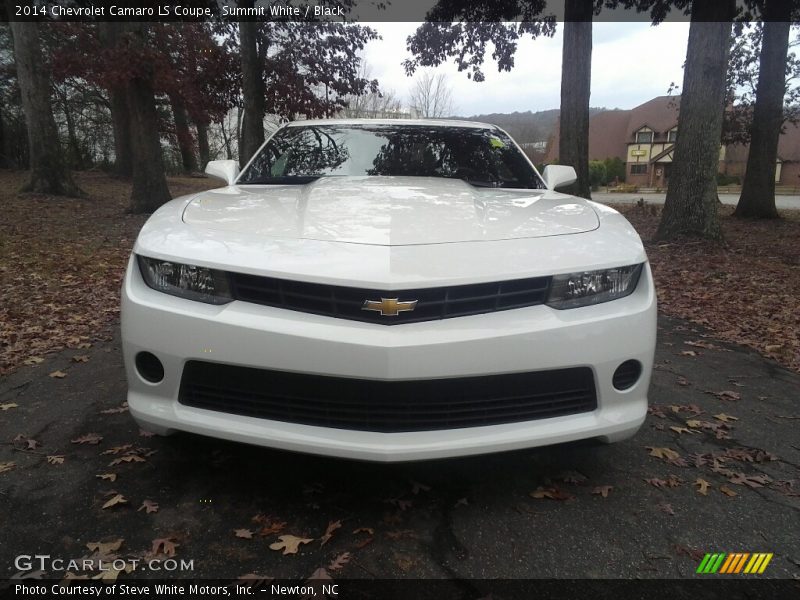 Summit White / Black 2014 Chevrolet Camaro LS Coupe