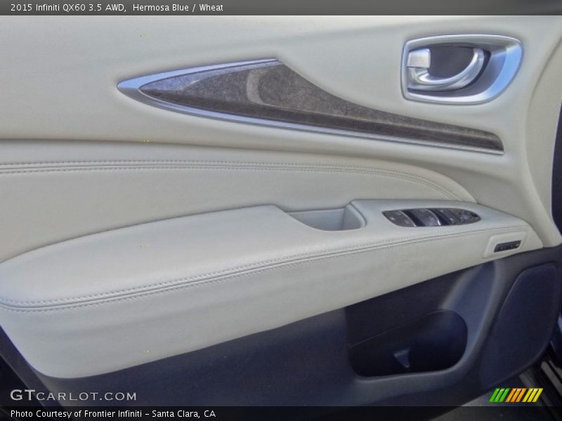 Hermosa Blue / Wheat 2015 Infiniti QX60 3.5 AWD