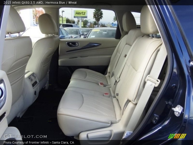 Hermosa Blue / Wheat 2015 Infiniti QX60 3.5 AWD