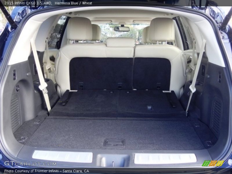 Hermosa Blue / Wheat 2015 Infiniti QX60 3.5 AWD
