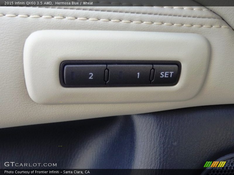 Hermosa Blue / Wheat 2015 Infiniti QX60 3.5 AWD