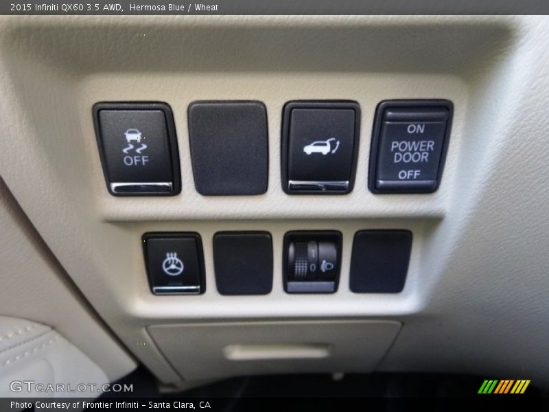 Hermosa Blue / Wheat 2015 Infiniti QX60 3.5 AWD