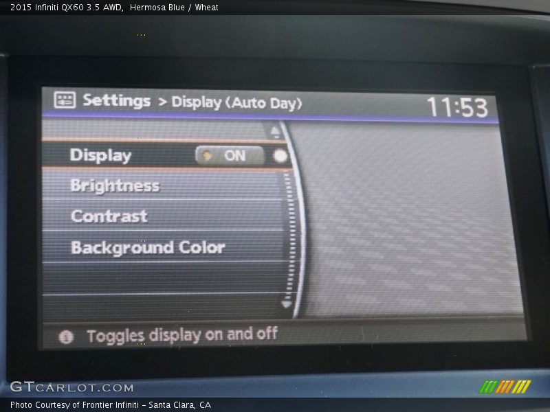 Hermosa Blue / Wheat 2015 Infiniti QX60 3.5 AWD