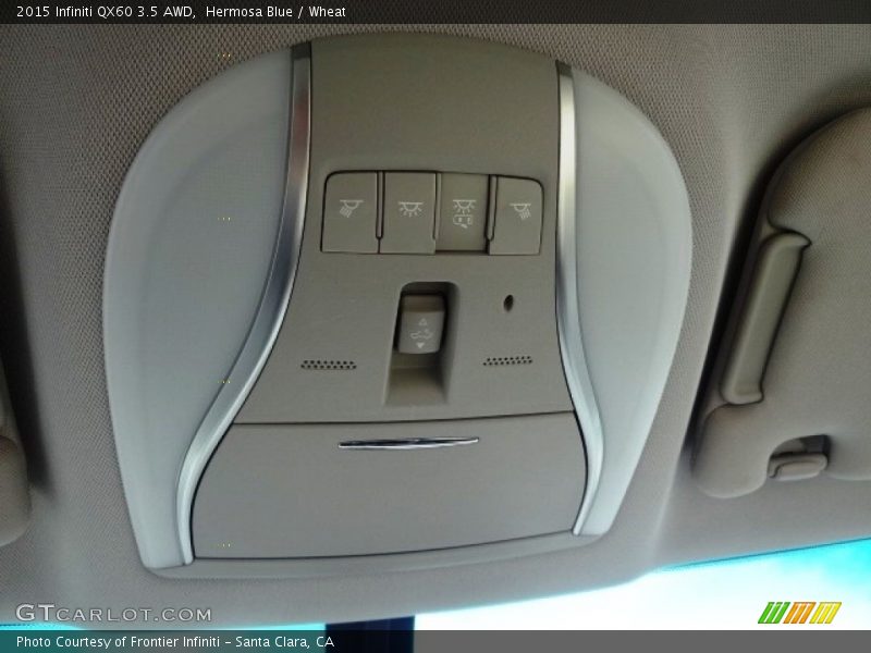 Hermosa Blue / Wheat 2015 Infiniti QX60 3.5 AWD