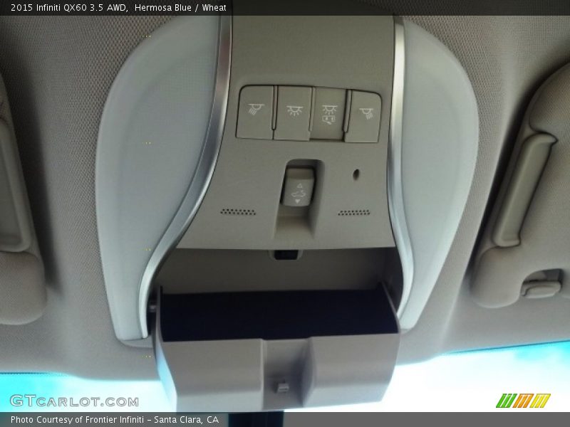 Hermosa Blue / Wheat 2015 Infiniti QX60 3.5 AWD