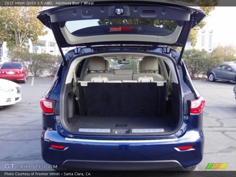 Hermosa Blue / Wheat 2015 Infiniti QX60 3.5 AWD