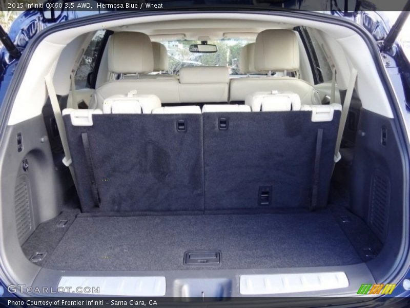 Hermosa Blue / Wheat 2015 Infiniti QX60 3.5 AWD