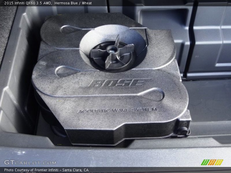 Hermosa Blue / Wheat 2015 Infiniti QX60 3.5 AWD