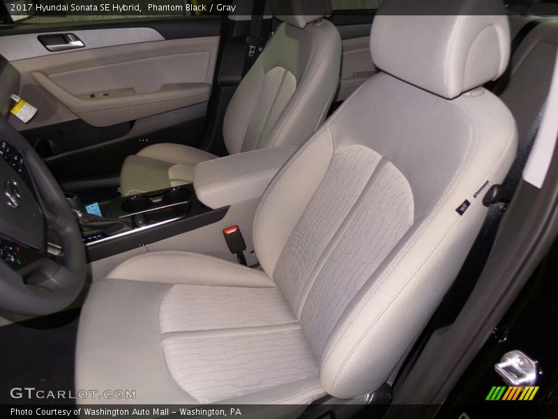 Front Seat of 2017 Sonata SE Hybrid