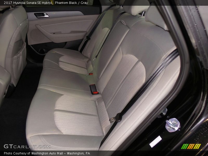 Rear Seat of 2017 Sonata SE Hybrid