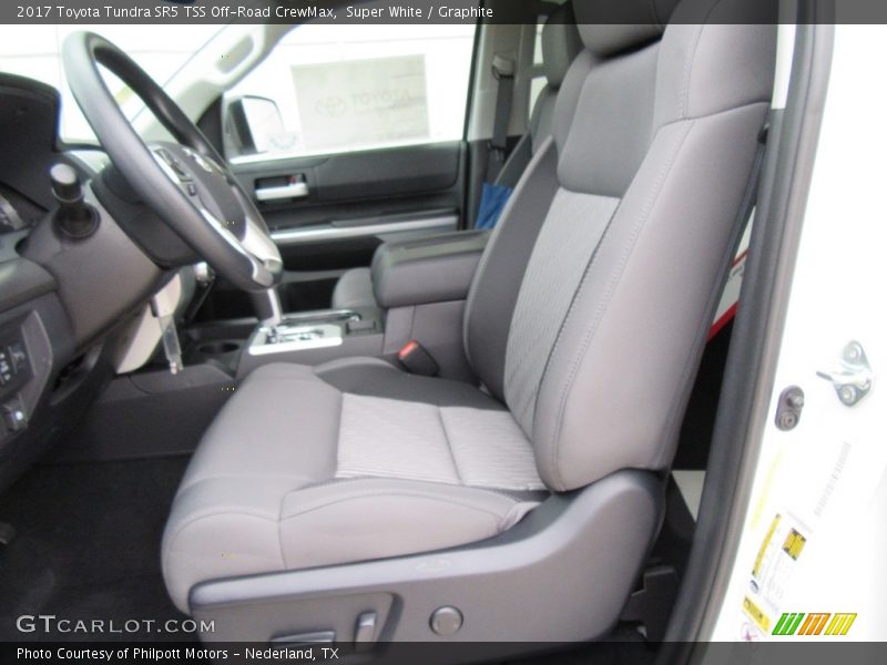 Super White / Graphite 2017 Toyota Tundra SR5 TSS Off-Road CrewMax