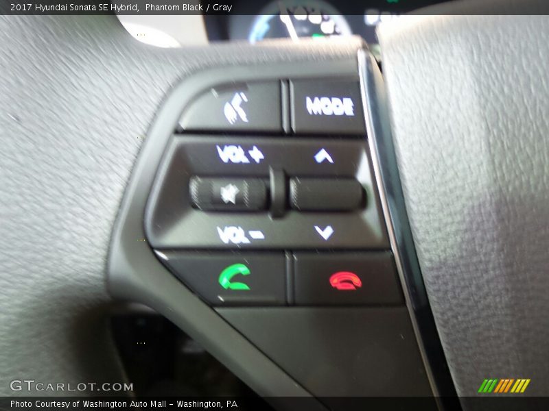Phantom Black / Gray 2017 Hyundai Sonata SE Hybrid