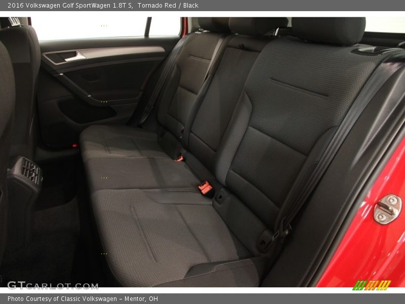 Rear Seat of 2016 Golf SportWagen 1.8T S